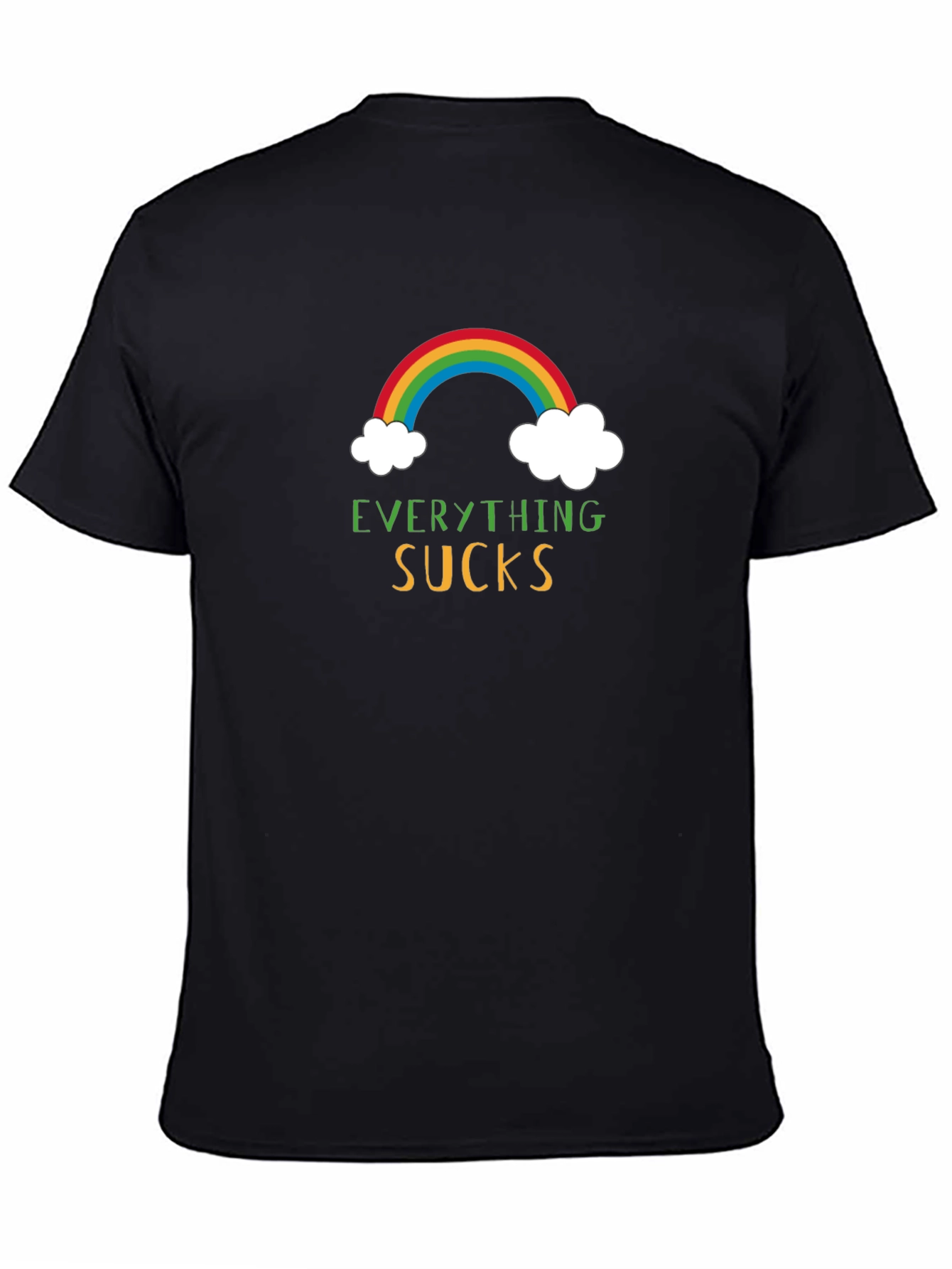 Everything Sucks Rainbow Graphic T-Shirt