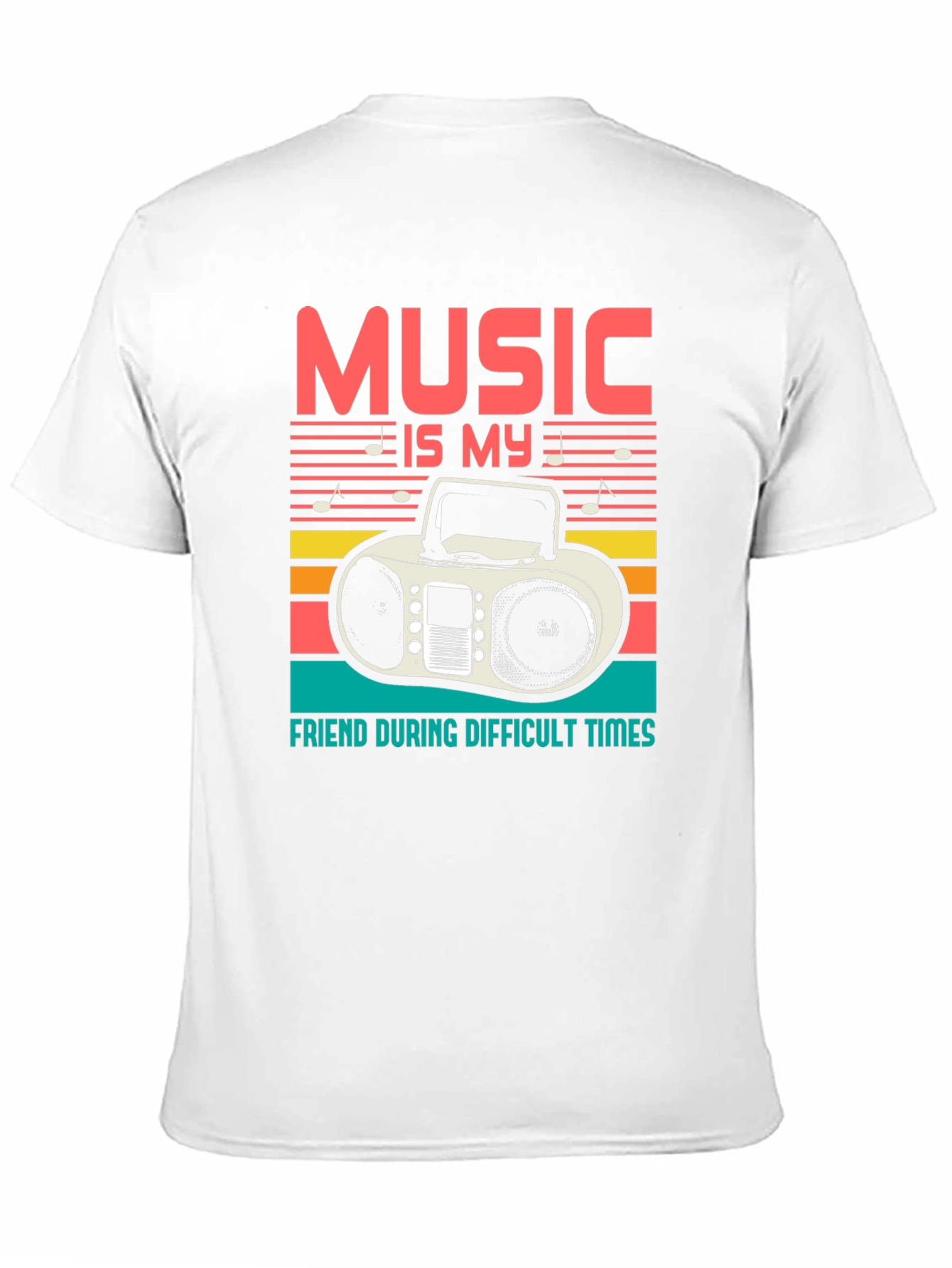 Music is My Friend Graphic T-Shirt