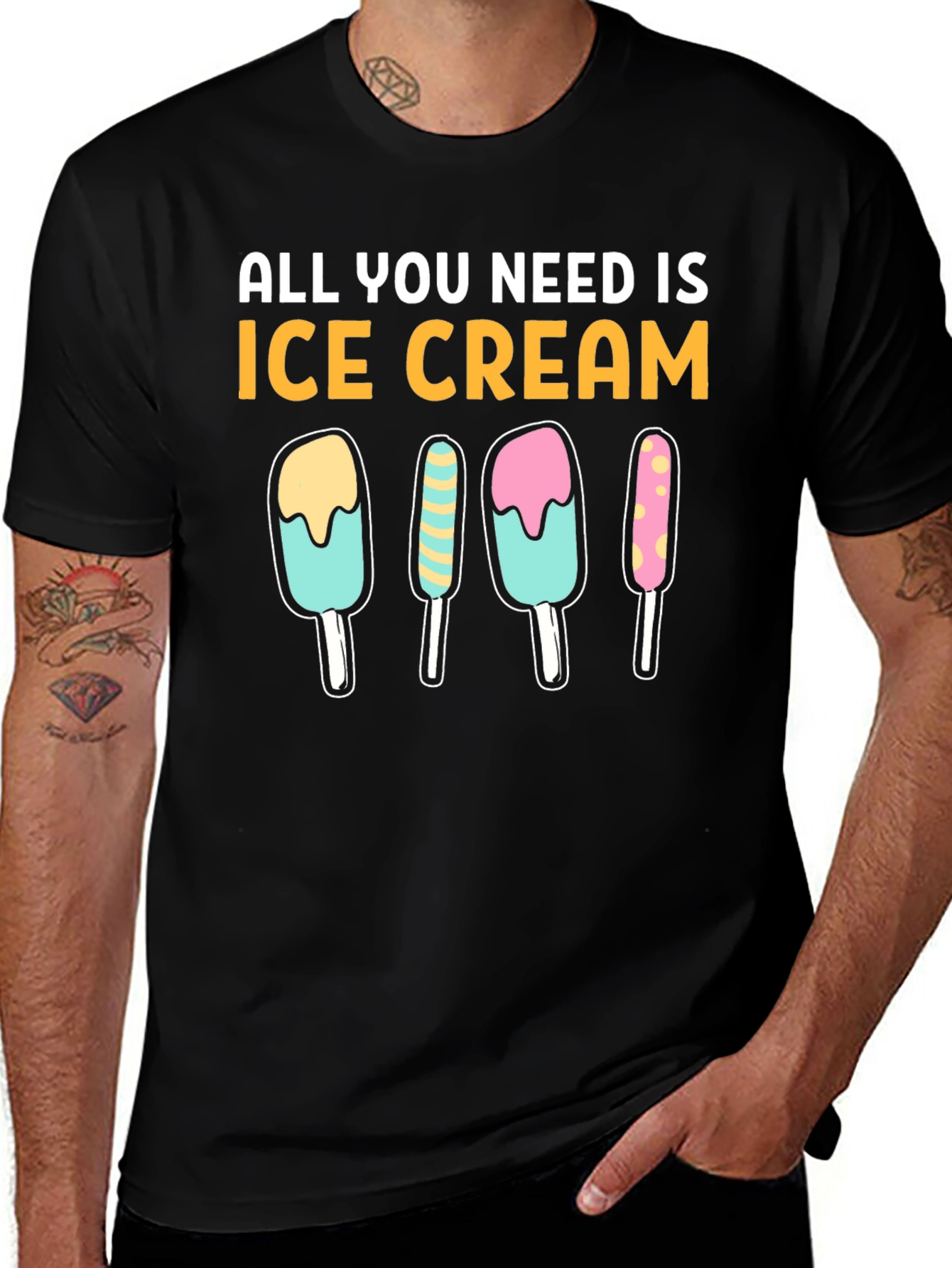 Ice Cream T-Shirt - Fun Novelty Tee