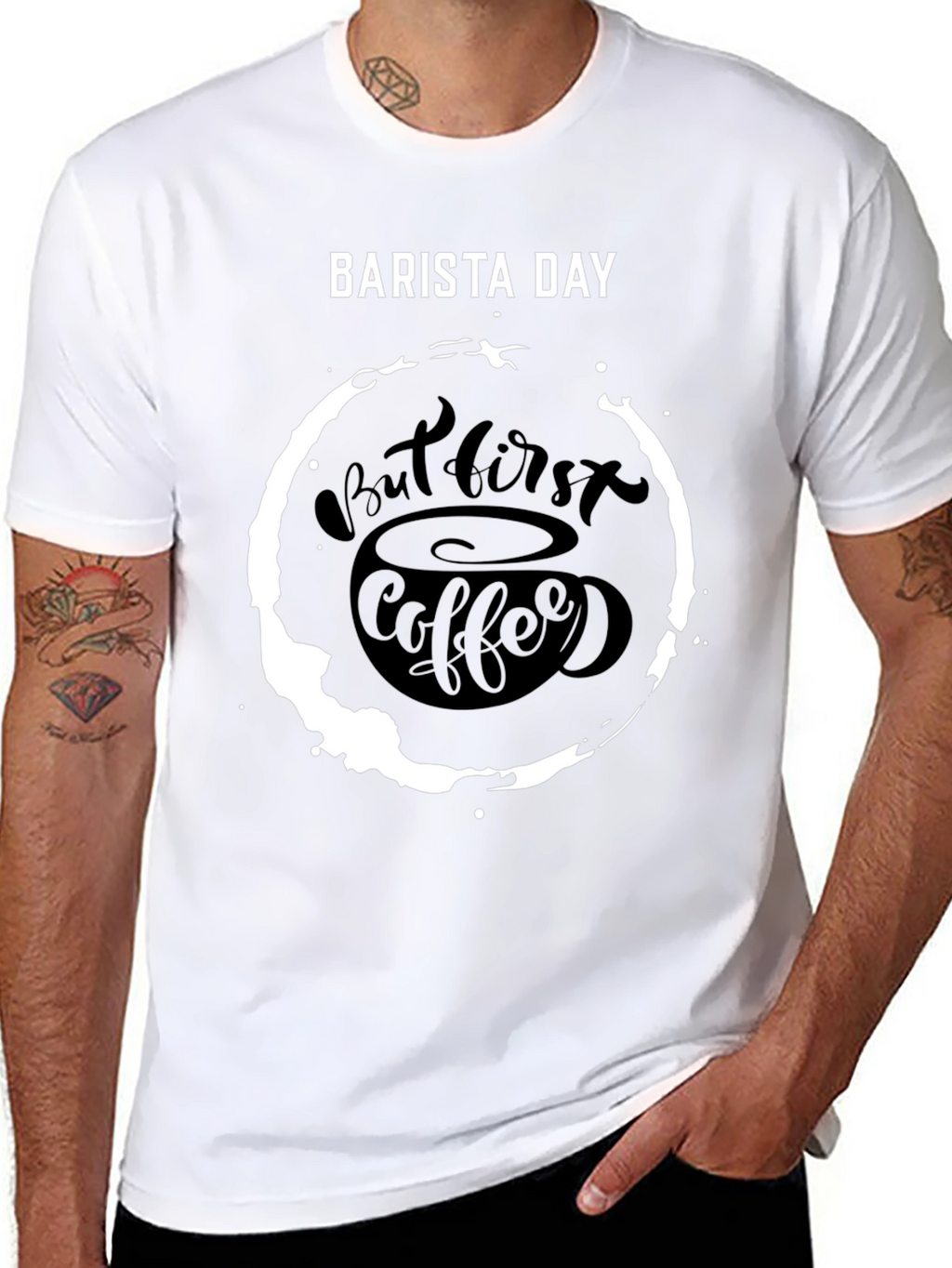 Barista Day T-Shirt - But First Coffee
