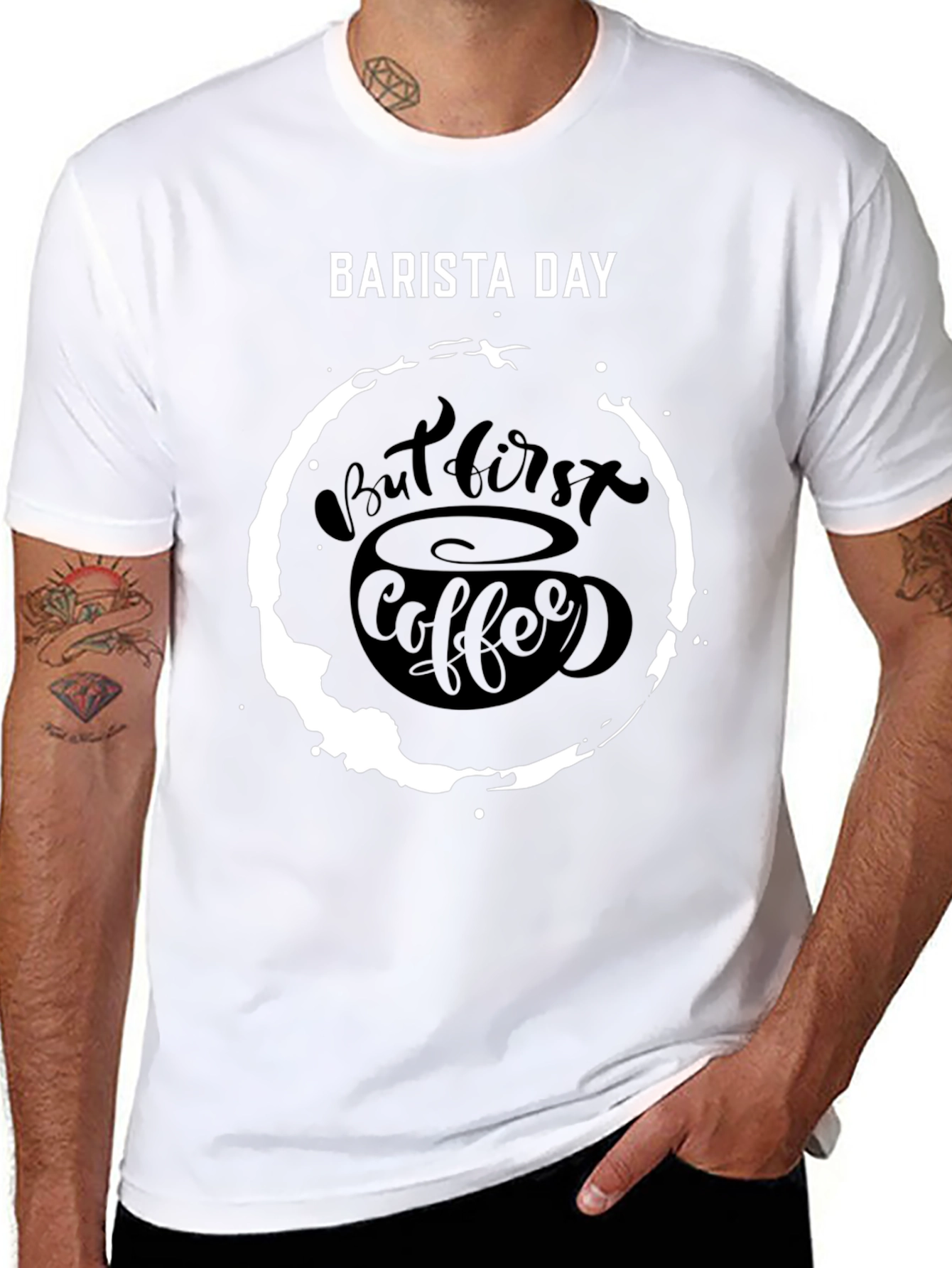 Barista Day T-Shirt - But First Coffee
