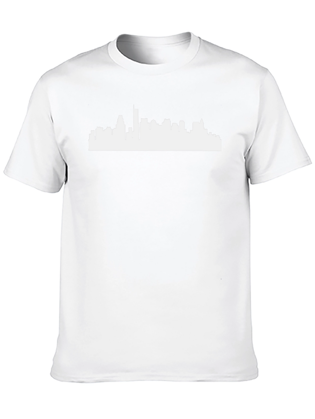 City Skyline Graphic Tee - Classic Black Crew Neck