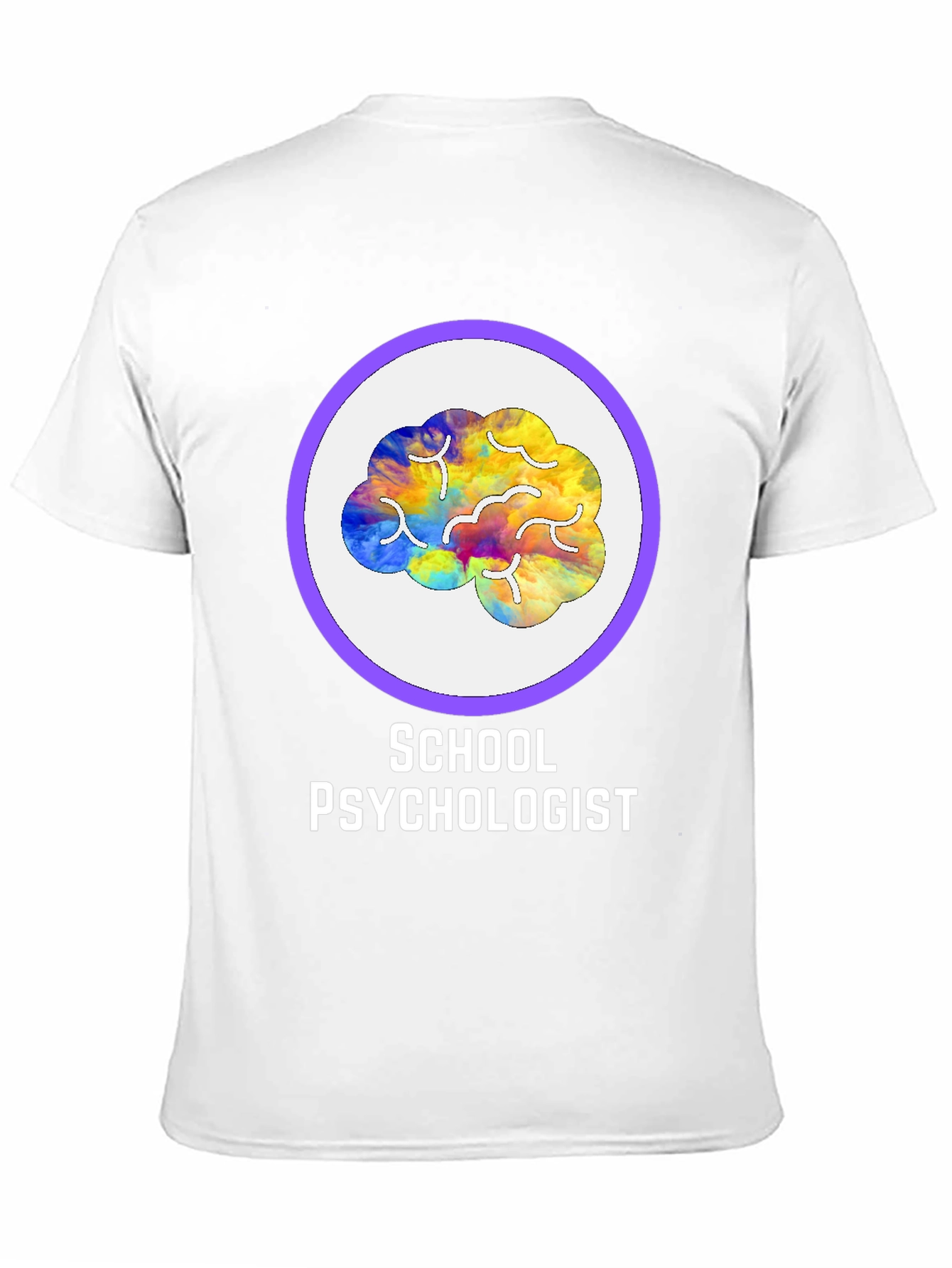 School Psychologist Brain Graphic Tee