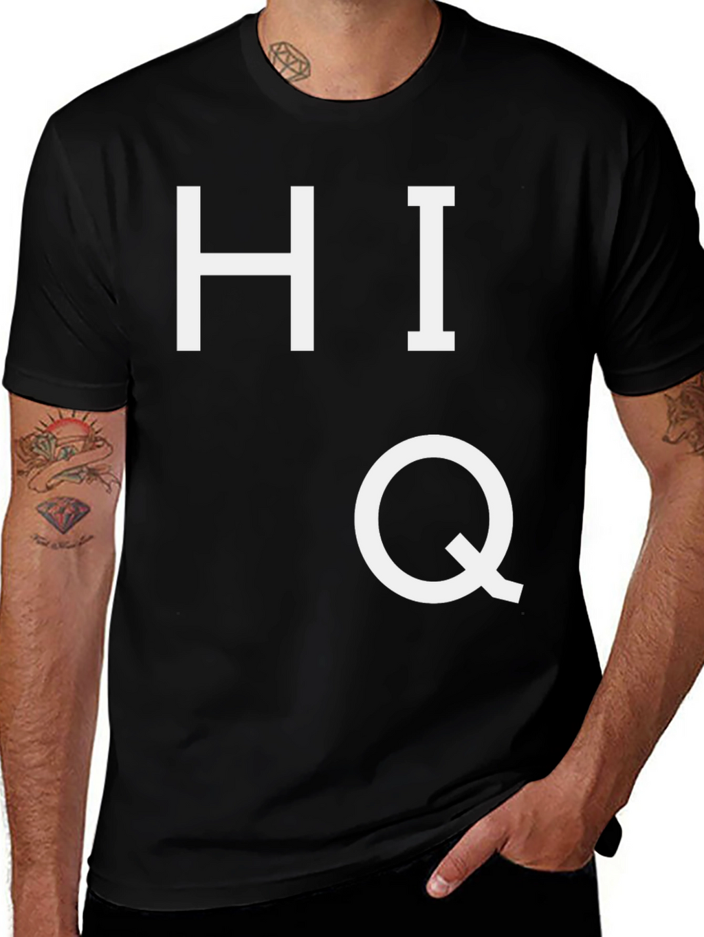 HIQ Graphic Tee - Bold Statement Shirt