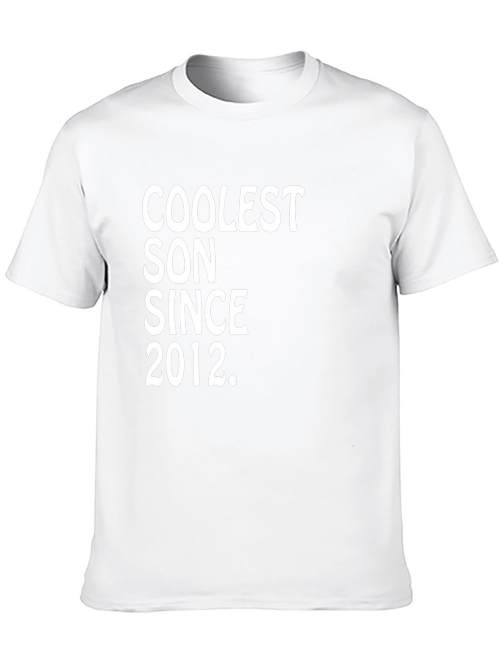 Coolest Son Since 2012 Black Graphic Tee