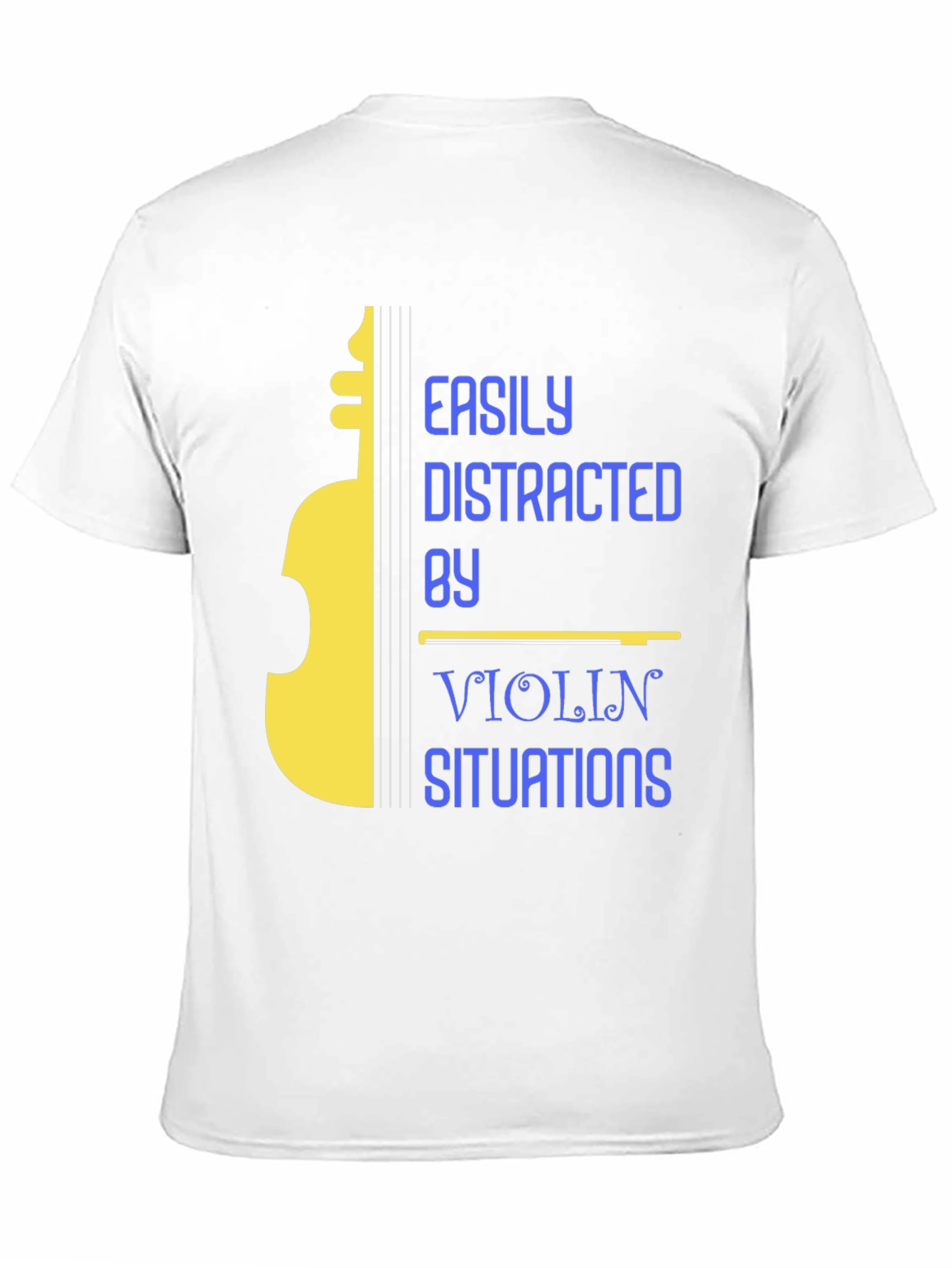 Easily Distracted by Violin T-Shirt