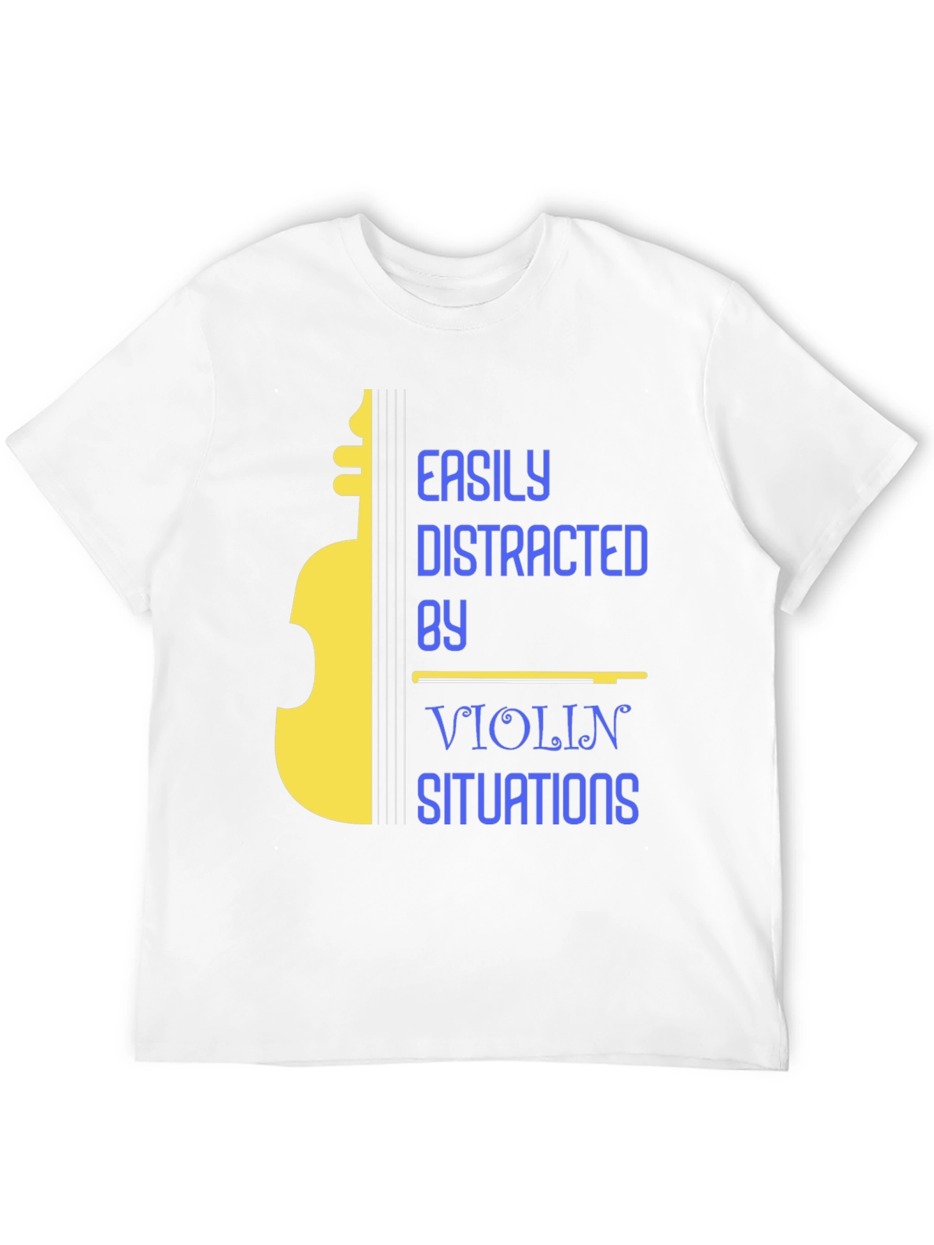 Easily Distracted by Violin T-Shirt