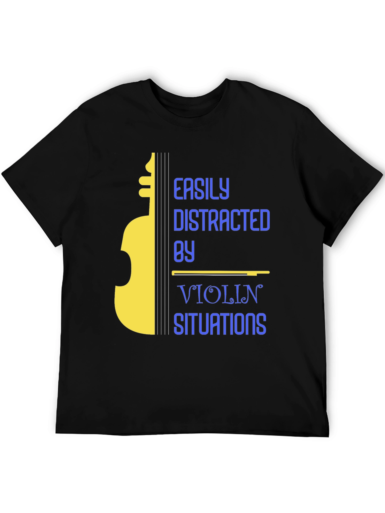 Easily Distracted by Violin T-Shirt