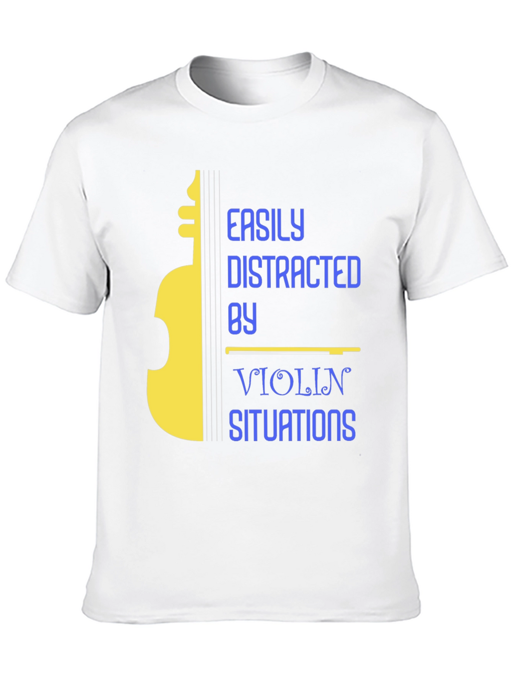 Easily Distracted by Violin T-Shirt