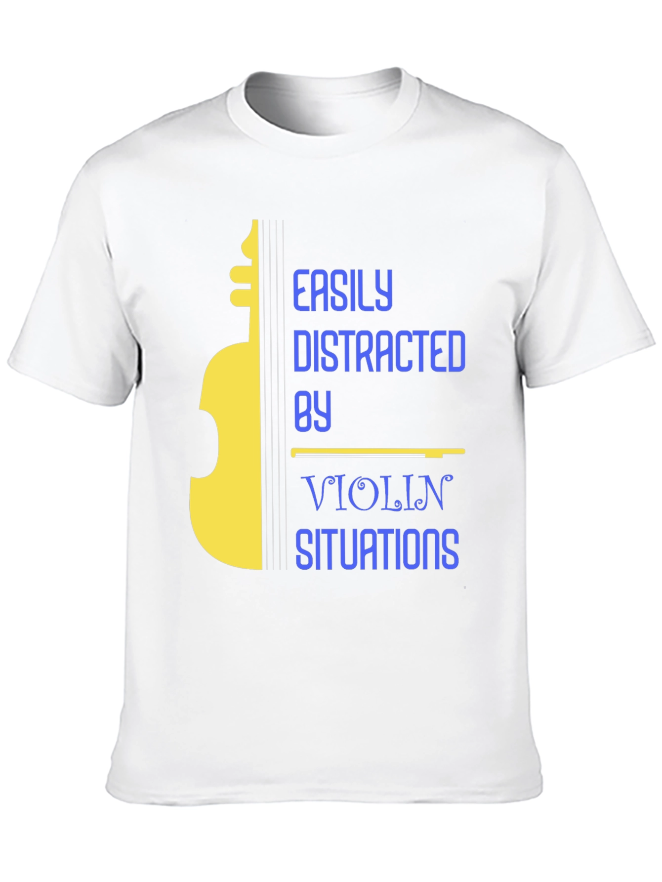 Easily Distracted by Violin T-Shirt