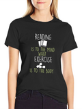 Reading & Exercise T-Shirt - Mind & Body
