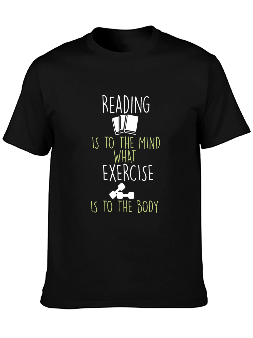 Reading & Exercise T-Shirt - Mind & Body