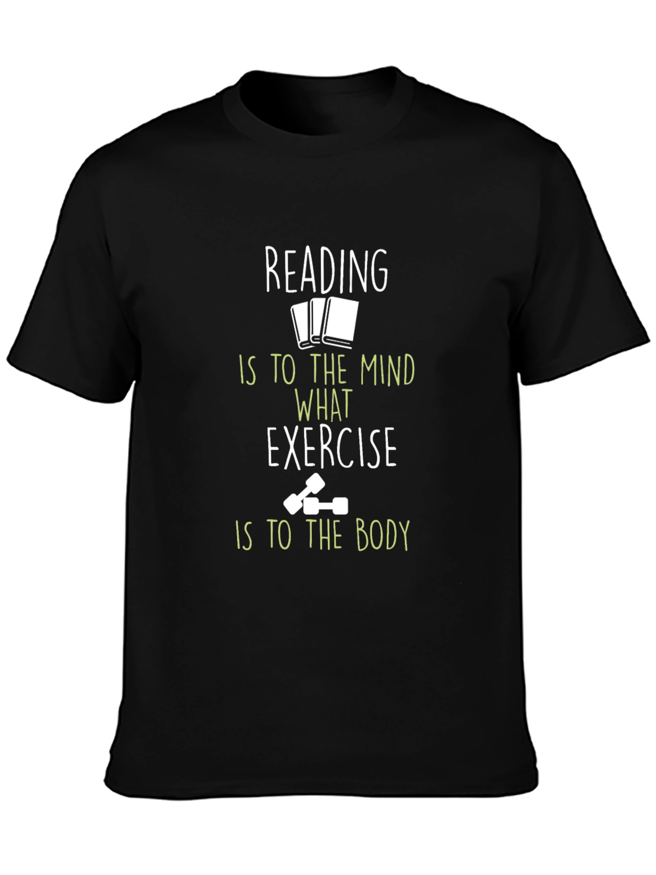 Reading & Exercise T-Shirt - Mind & Body