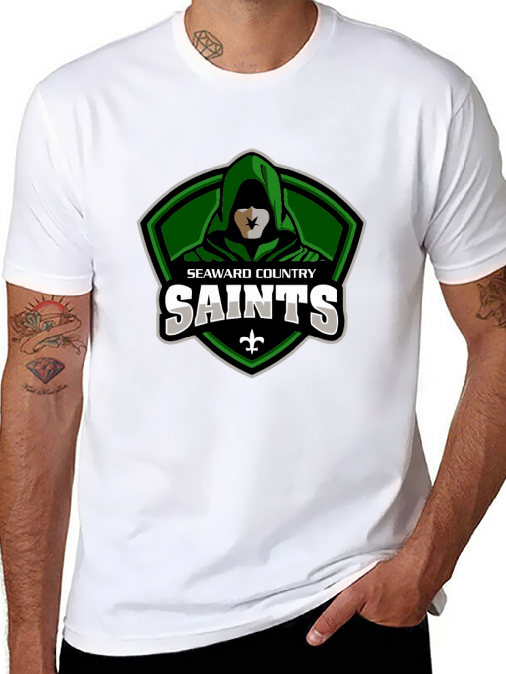 Seaward Country Saints T-Shirt - Black