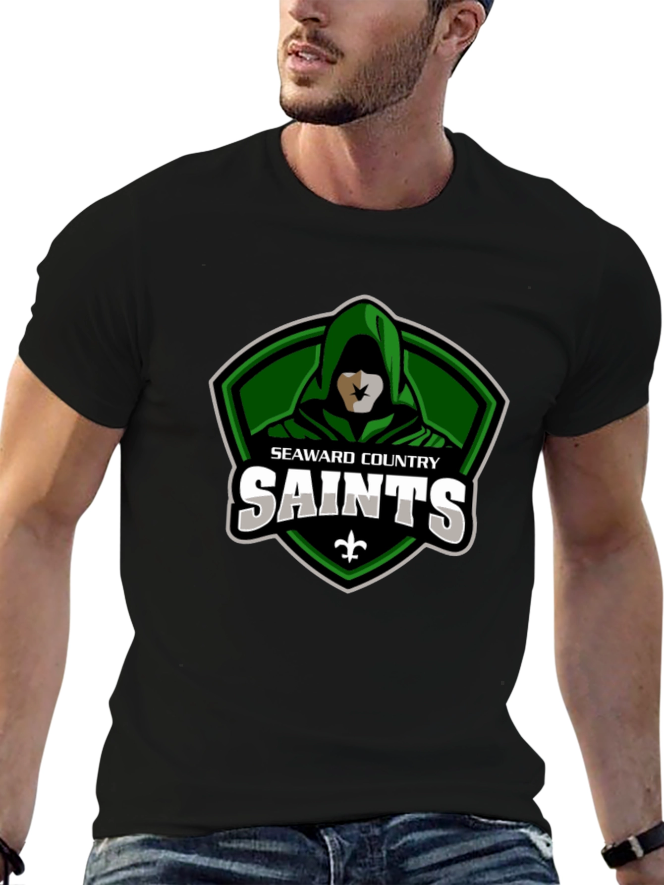 Seaward Country Saints T-Shirt - Black