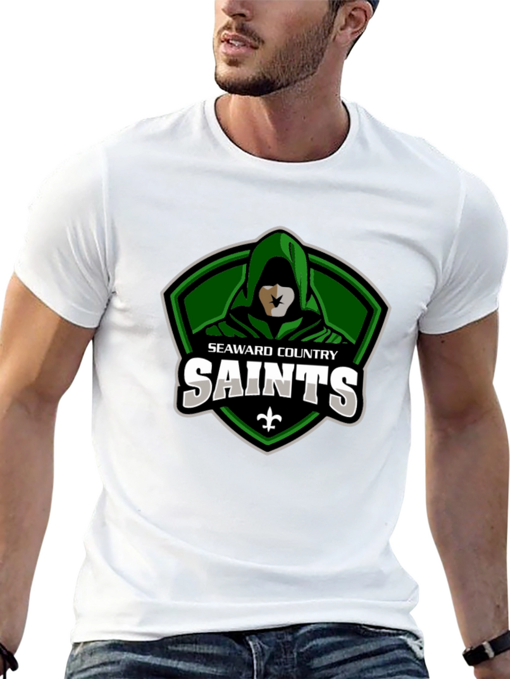 Seaward Country Saints T-Shirt - Black
