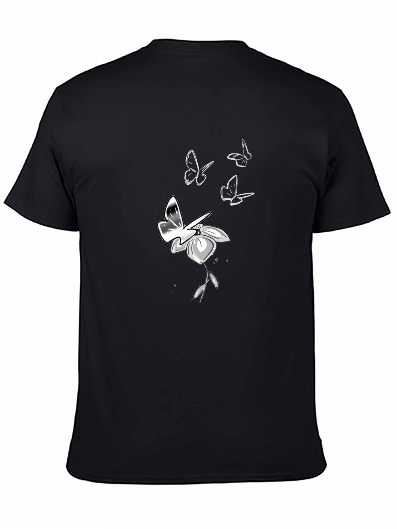Butterfly & Flower Graphic Tee