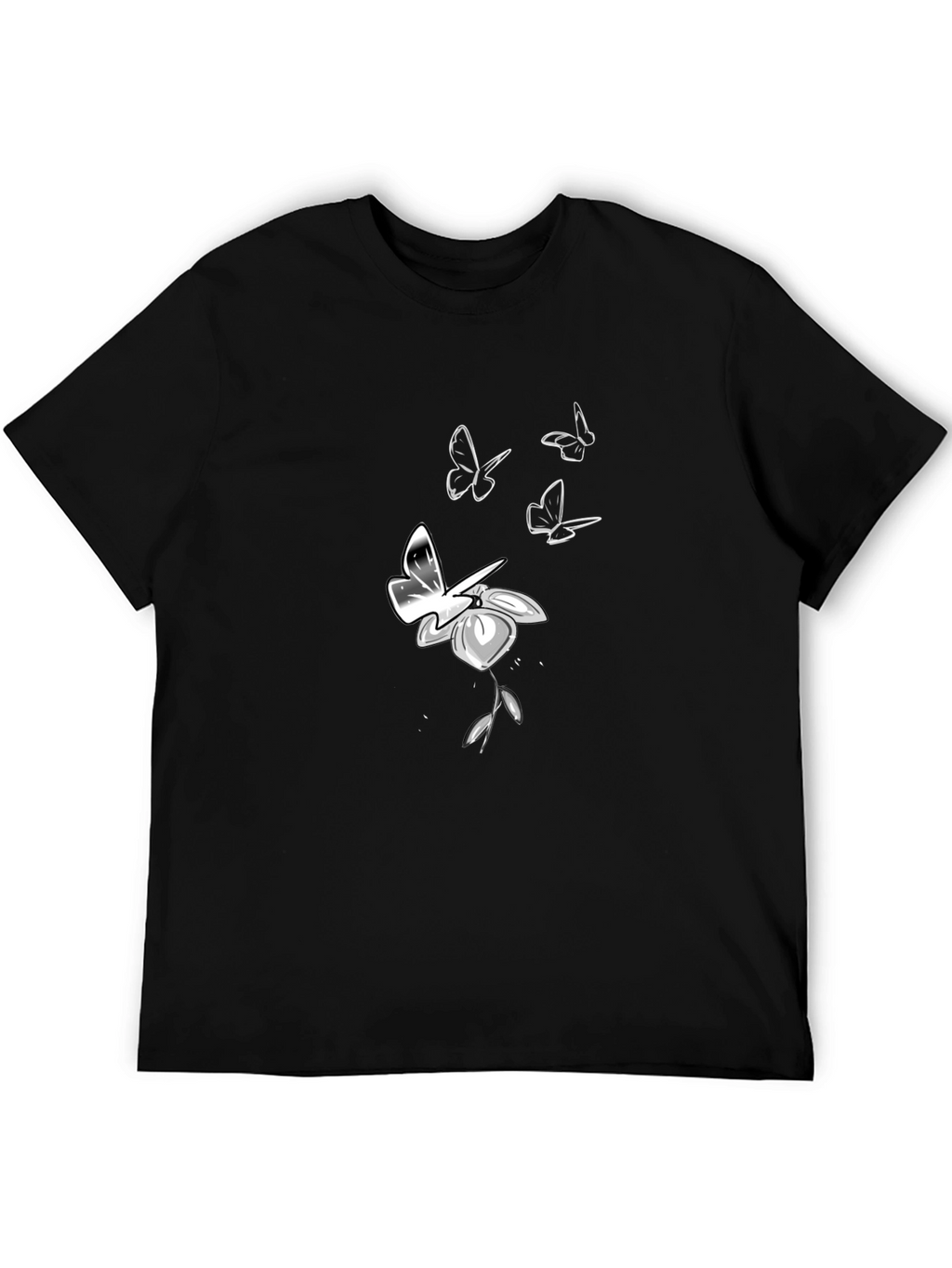 Butterfly & Flower Graphic Tee