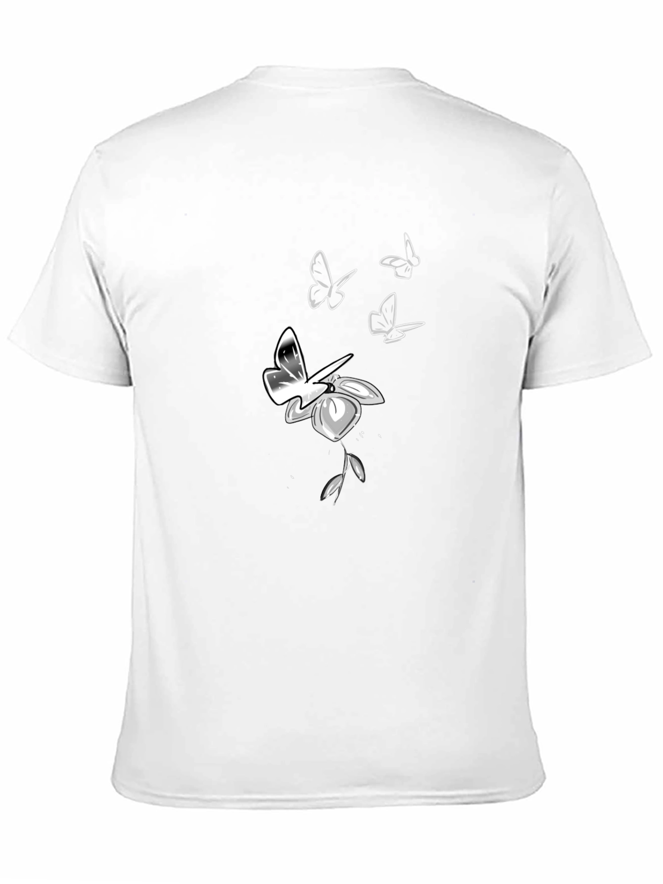 Butterfly & Flower Graphic Tee