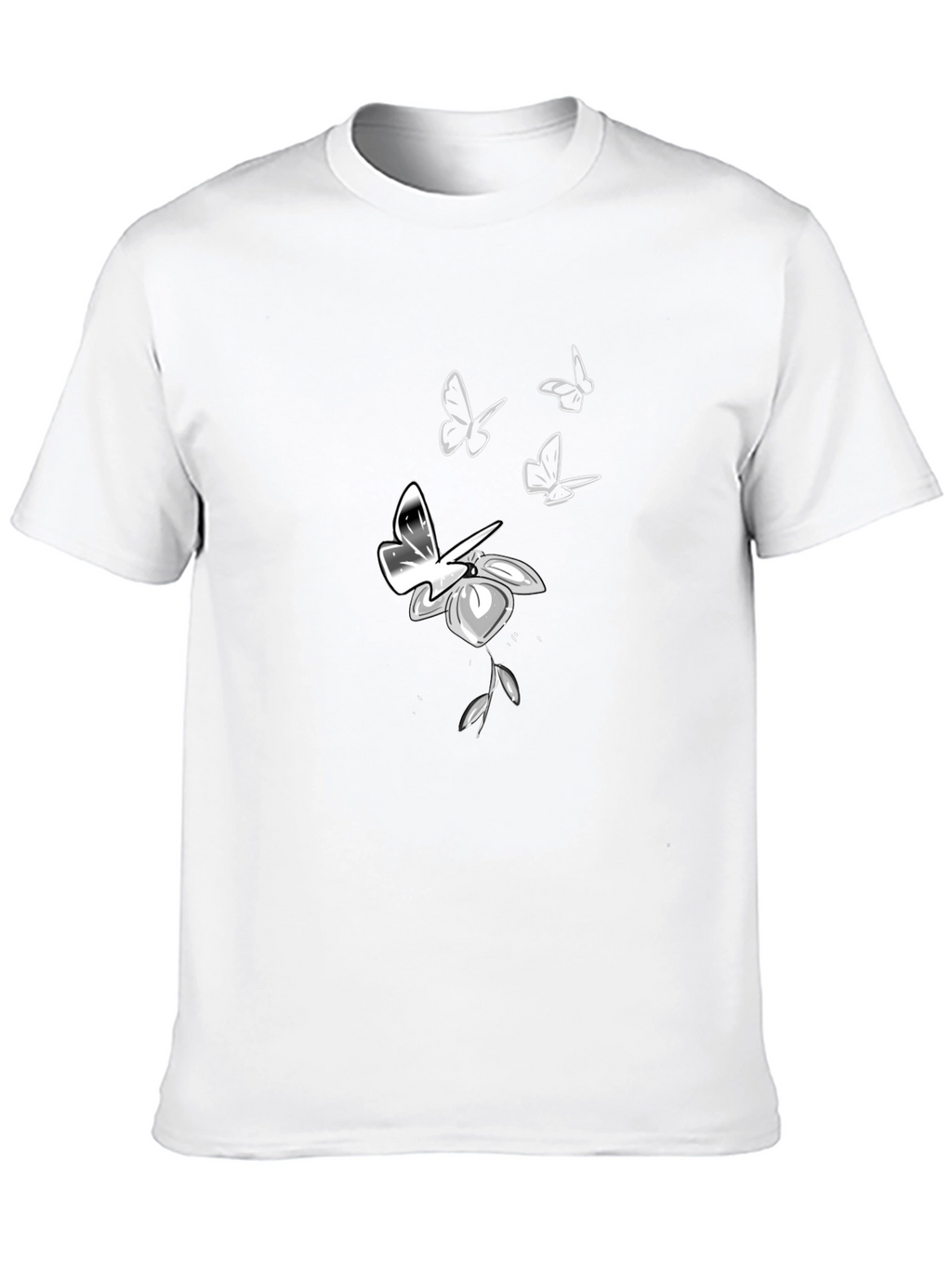 Butterfly & Flower Graphic Tee
