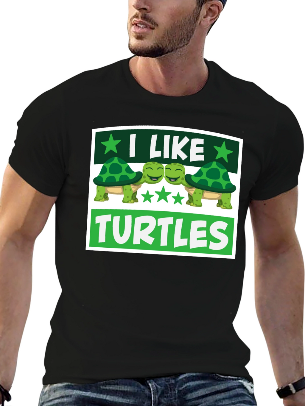 I Like Turtles Graphic T-Shirt