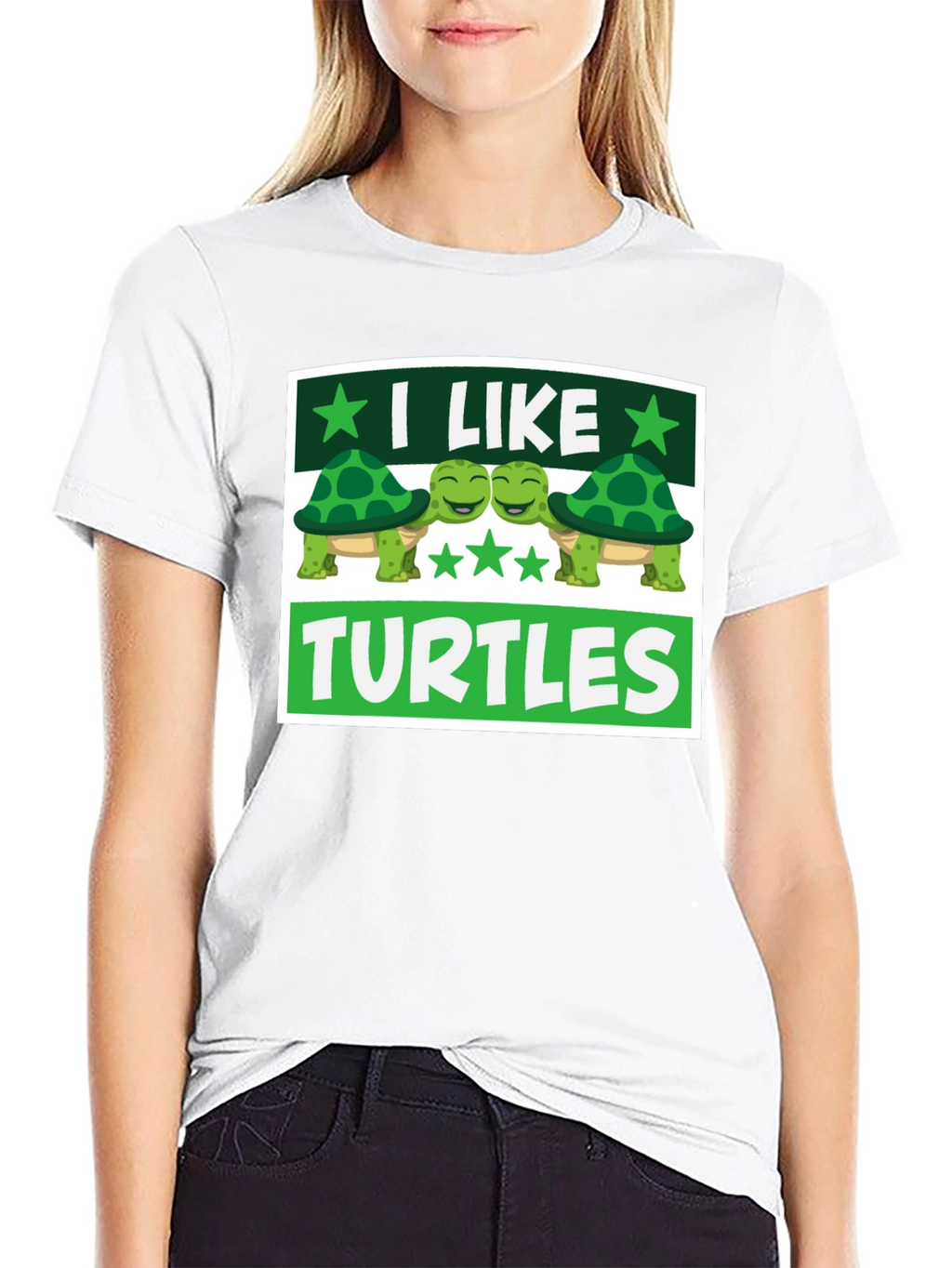 I Like Turtles Graphic T-Shirt