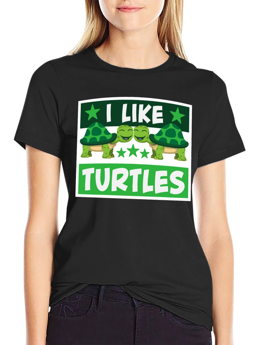 I Like Turtles Graphic T-Shirt
