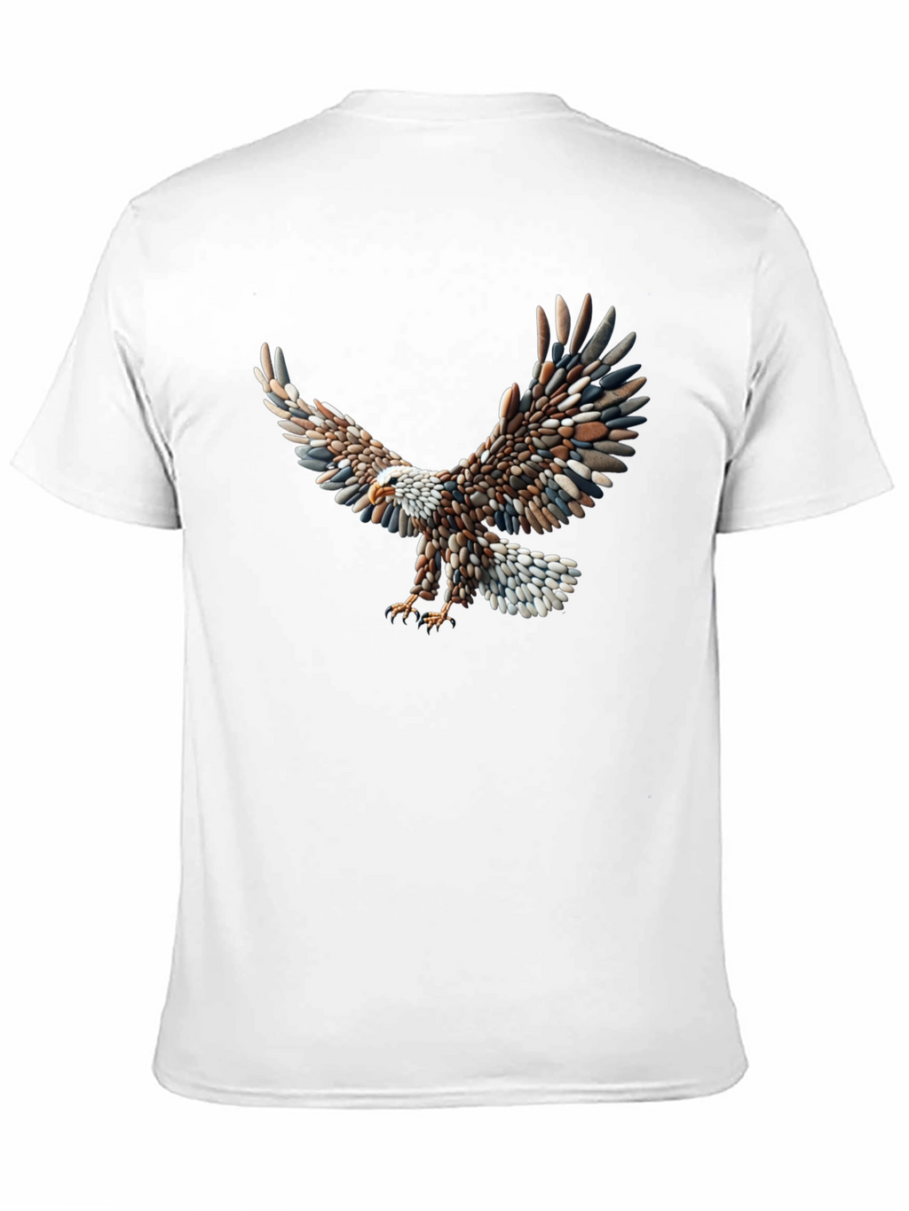 Eagle Stone Art Graphic T-Shirt