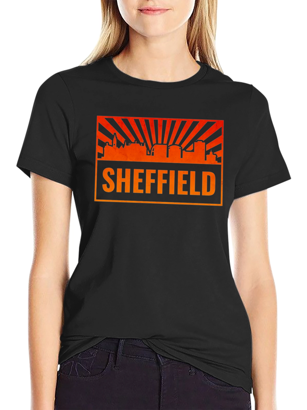 Sheffield Skyline Graphic Tee - Cityscape T-Shirt