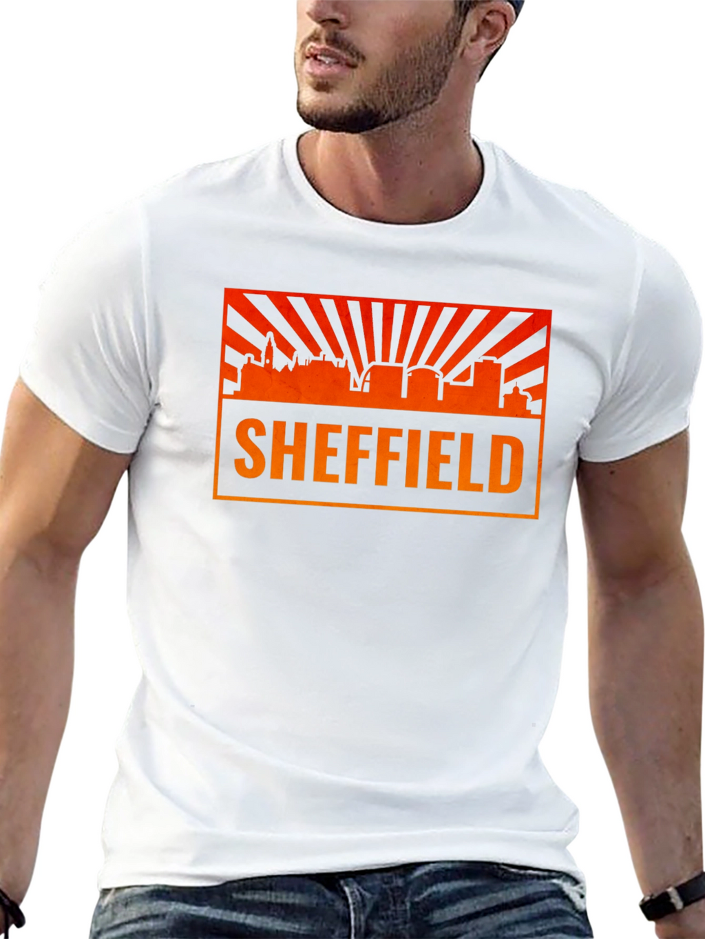 Sheffield Skyline Graphic Tee - Cityscape T-Shirt