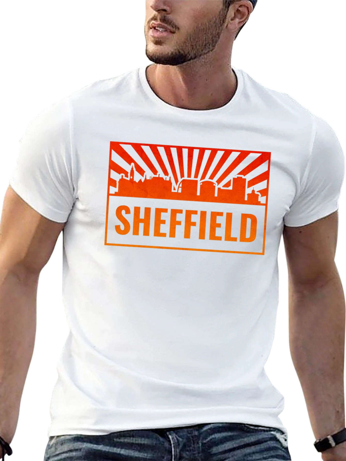Sheffield Skyline Graphic Tee - Cityscape T-Shirt