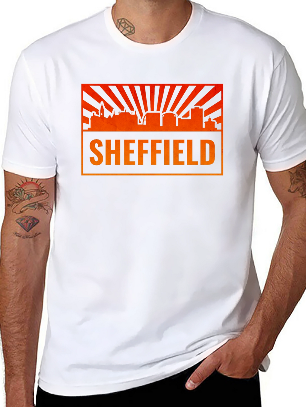 Sheffield Skyline Graphic Tee - Cityscape T-Shirt
