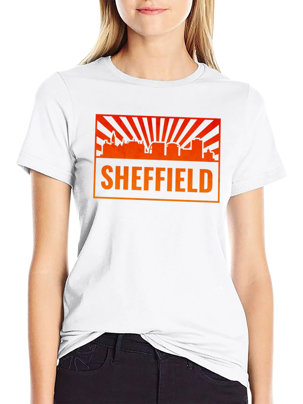 Sheffield Skyline Graphic Tee - Cityscape T-Shirt