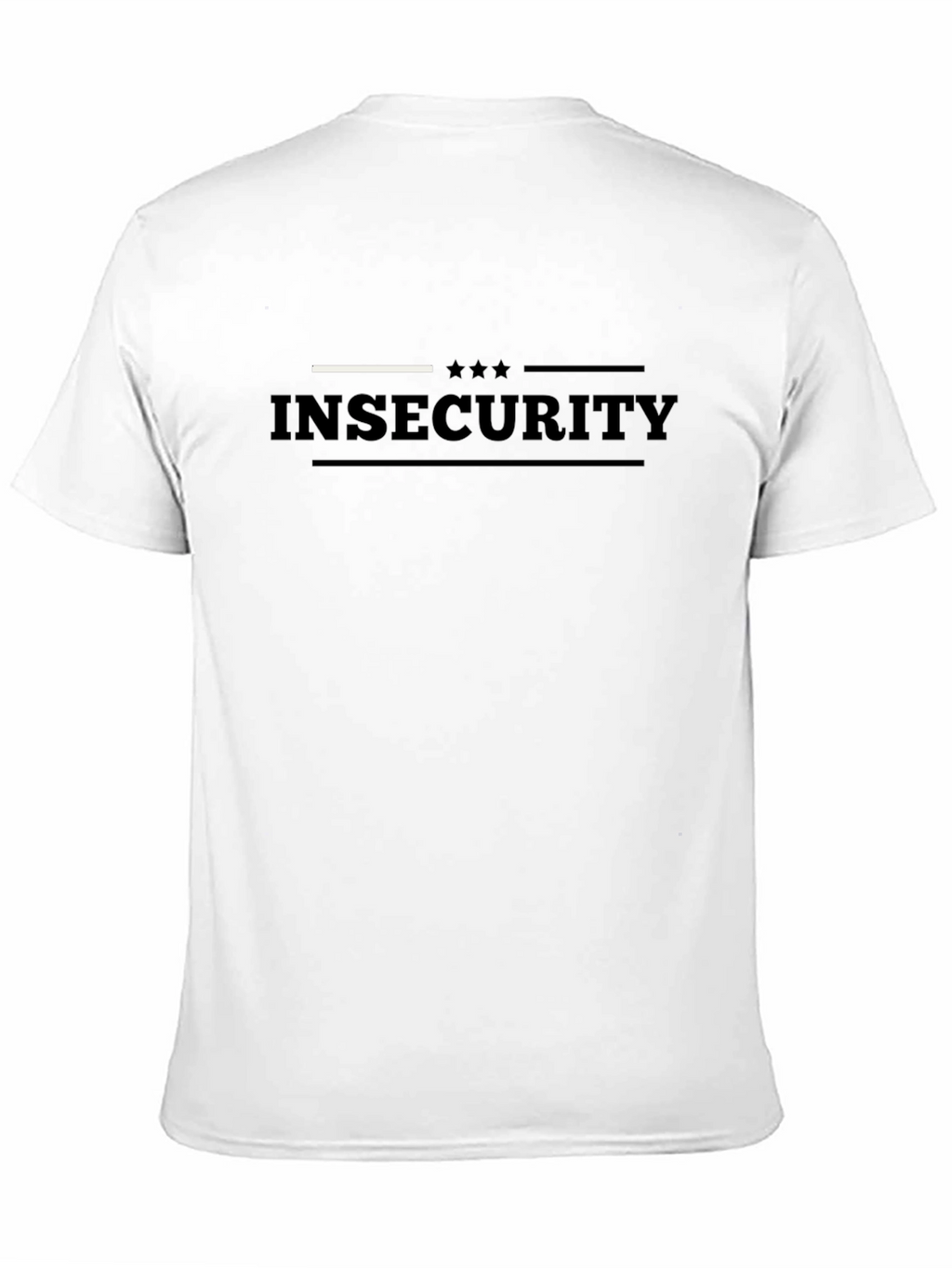 Insecurity Graphic Tee - Trendy Casual T-Shirt