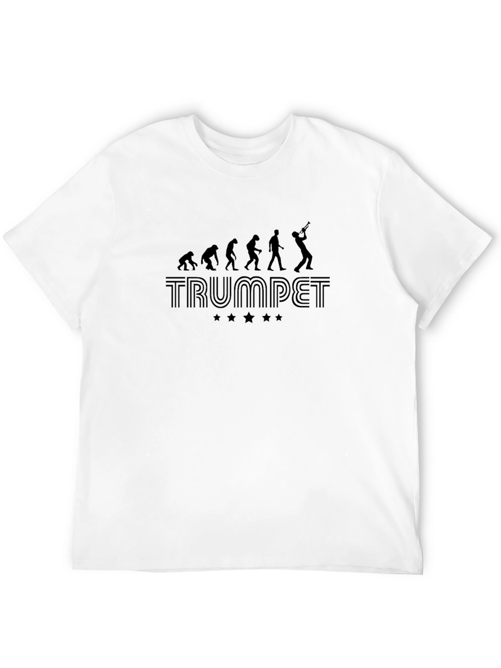 Trumpet Evolution Graphic Tee - Black