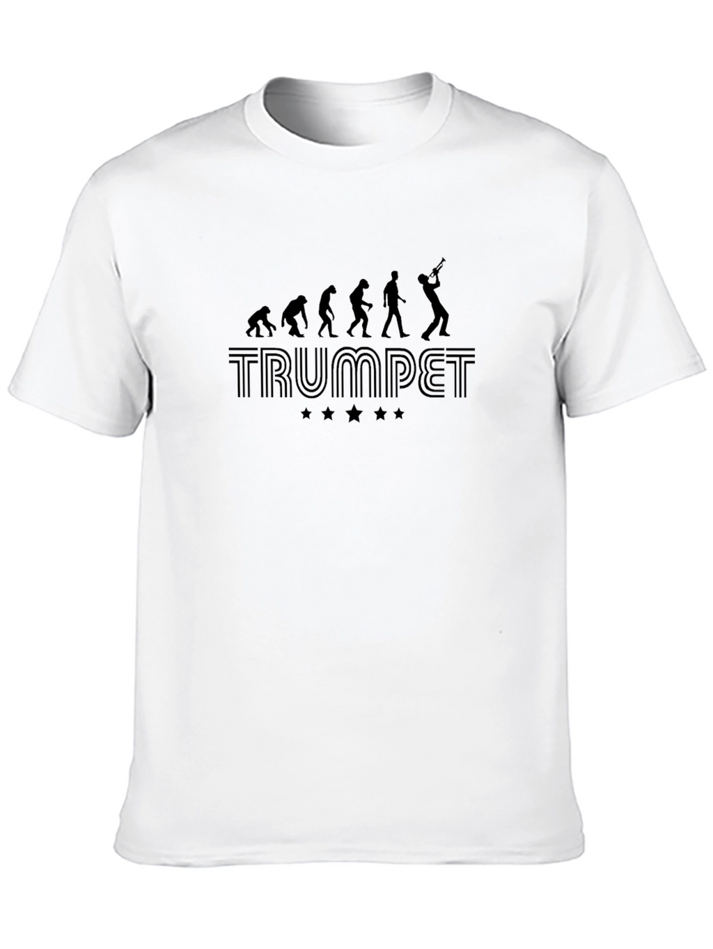 Trumpet Evolution Graphic Tee - Black
