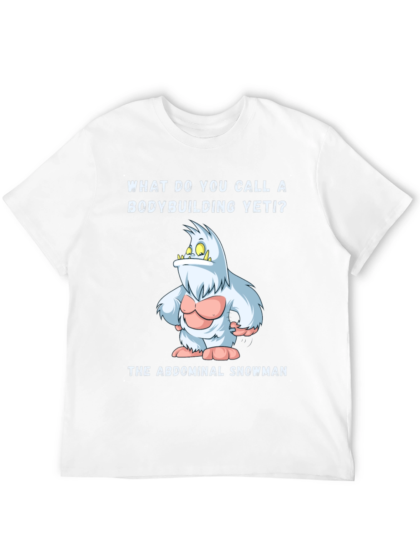 Abdominal Snowman T-Shirt - Funny Yeti Gym Tee