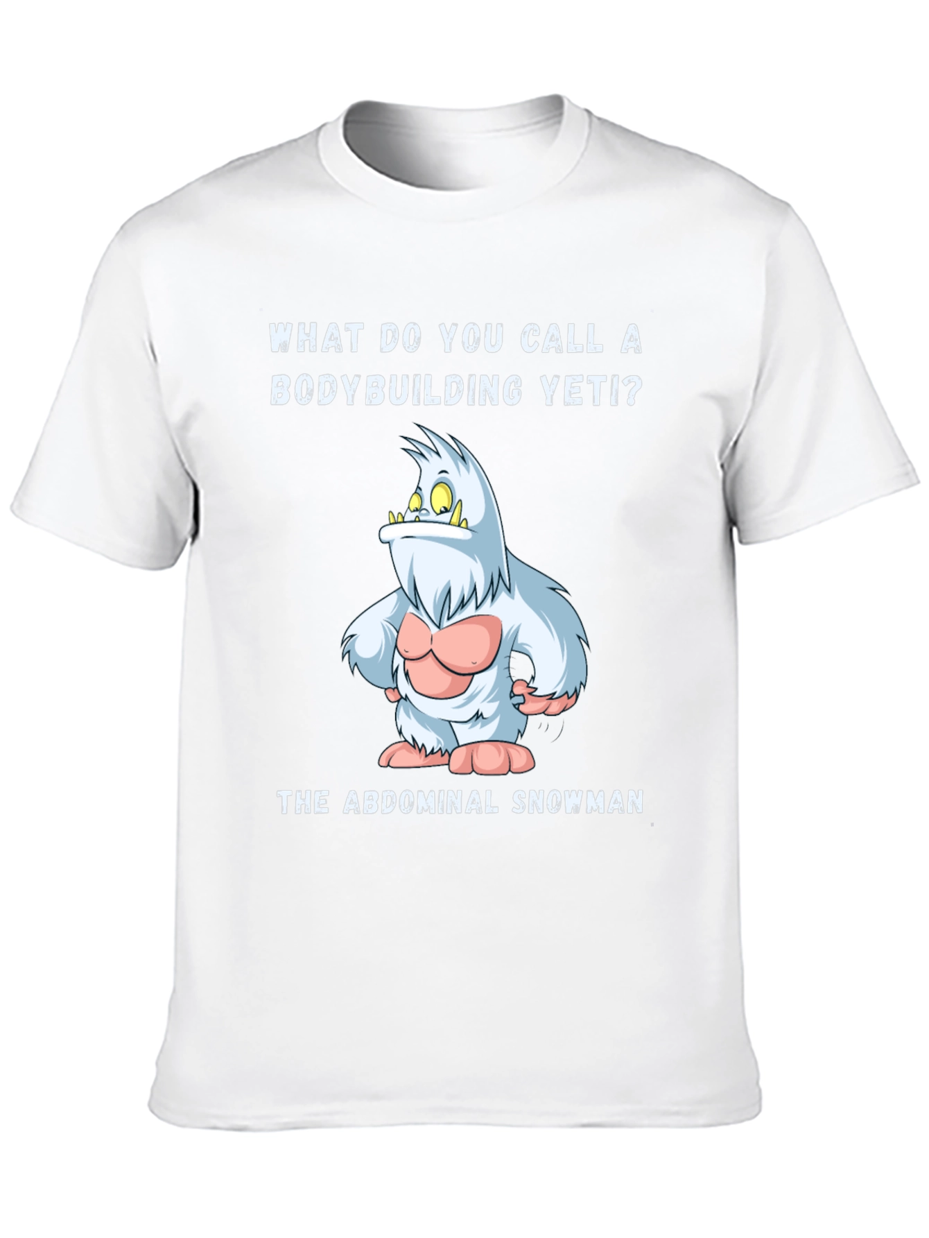 Abdominal Snowman T-Shirt - Funny Yeti Gym Tee