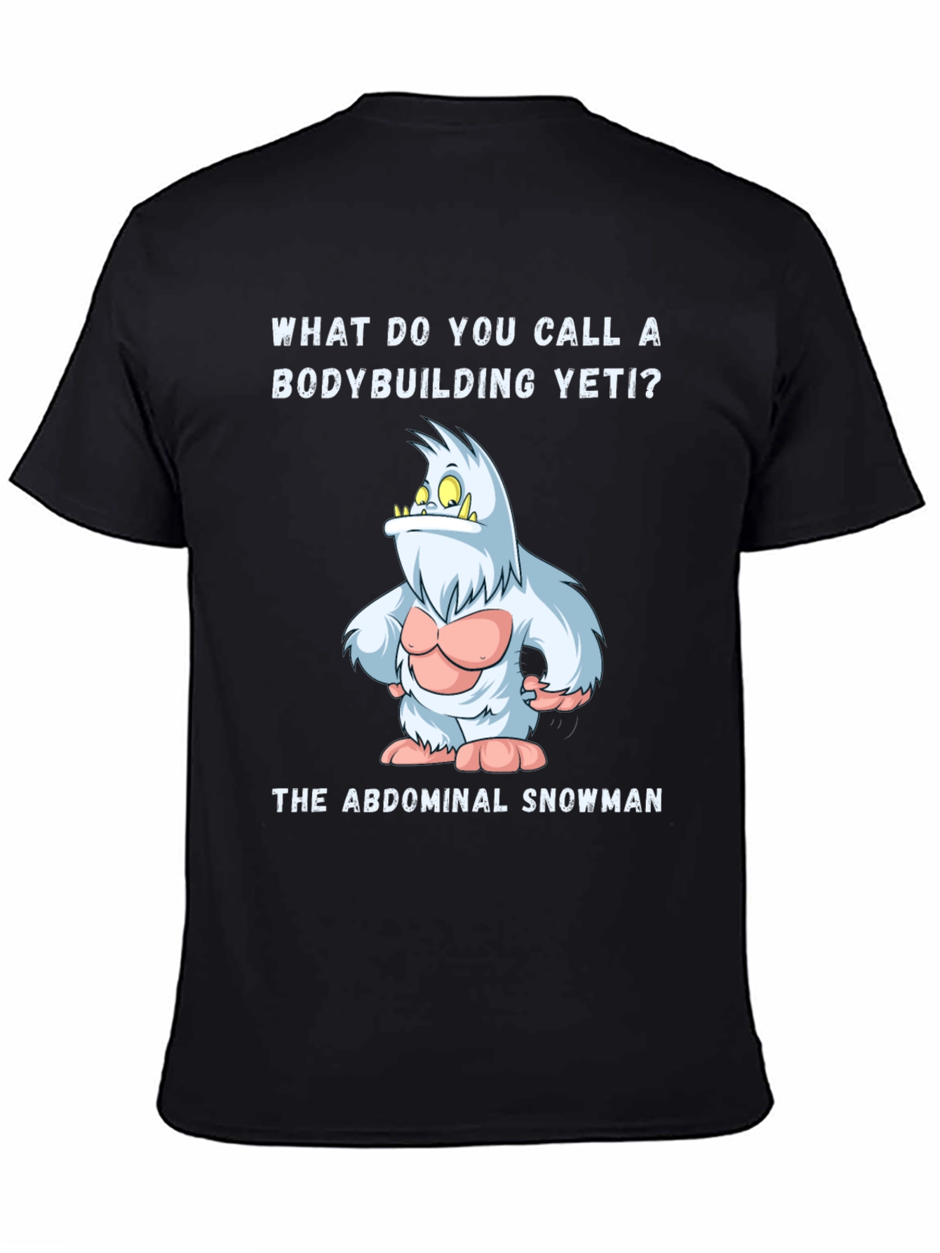 Abdominal Snowman T-Shirt - Funny Yeti Gym Tee