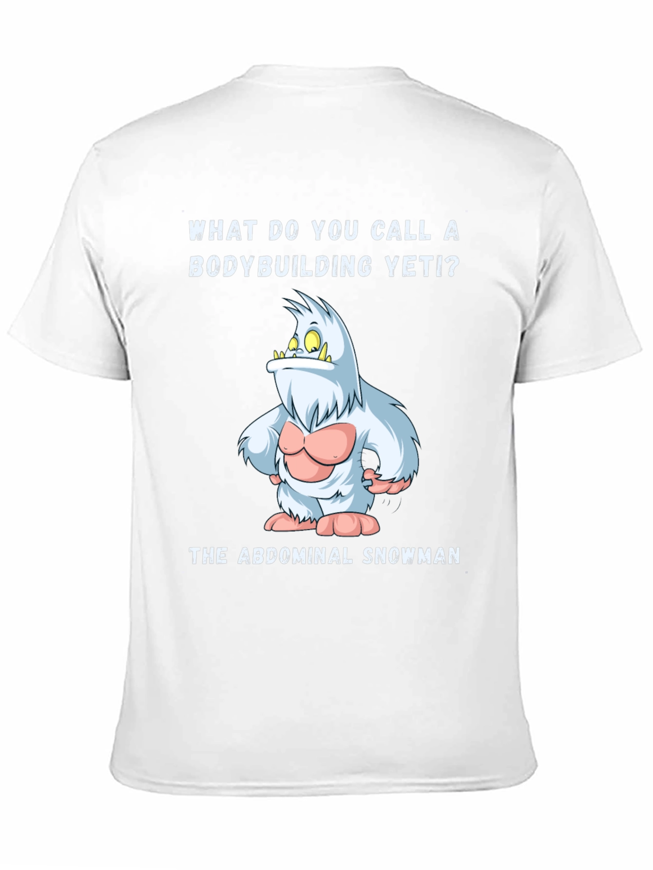 Abdominal Snowman T-Shirt - Funny Yeti Gym Tee