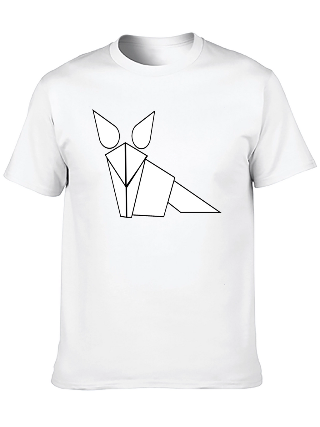 Abstract Geometric Fox T-Shirt