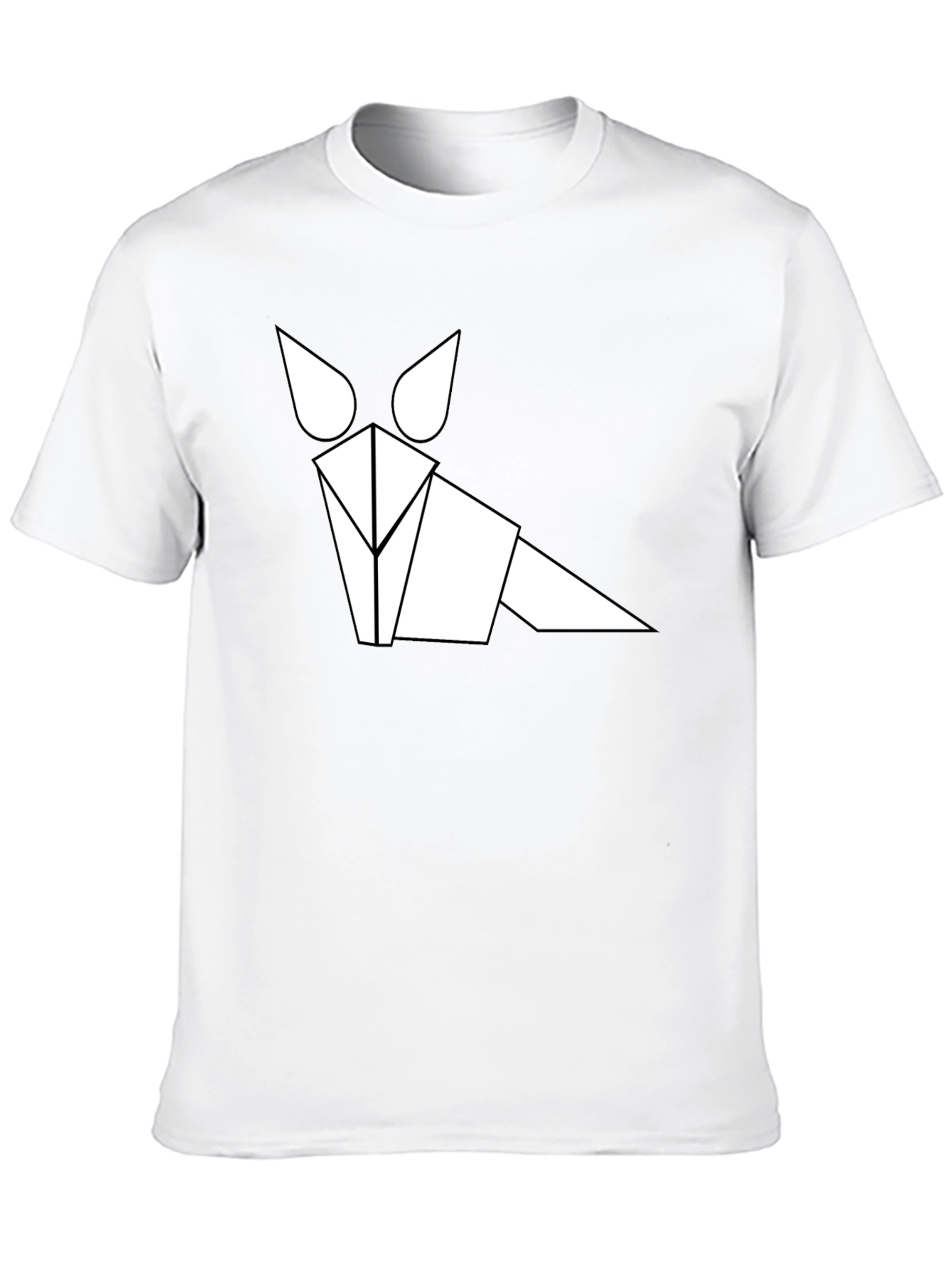 Abstract Geometric Fox T-Shirt