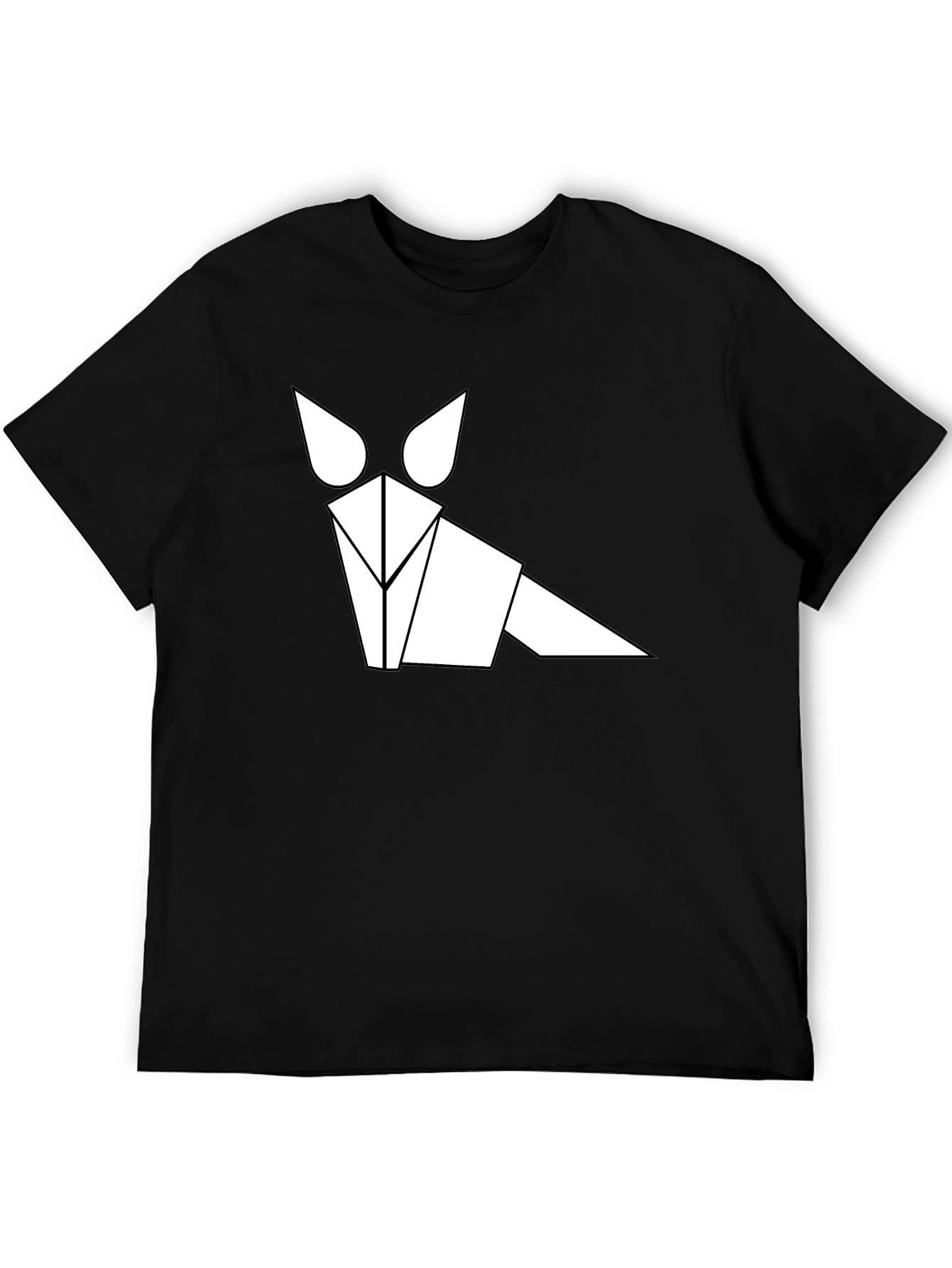 Abstract Geometric Fox T-Shirt