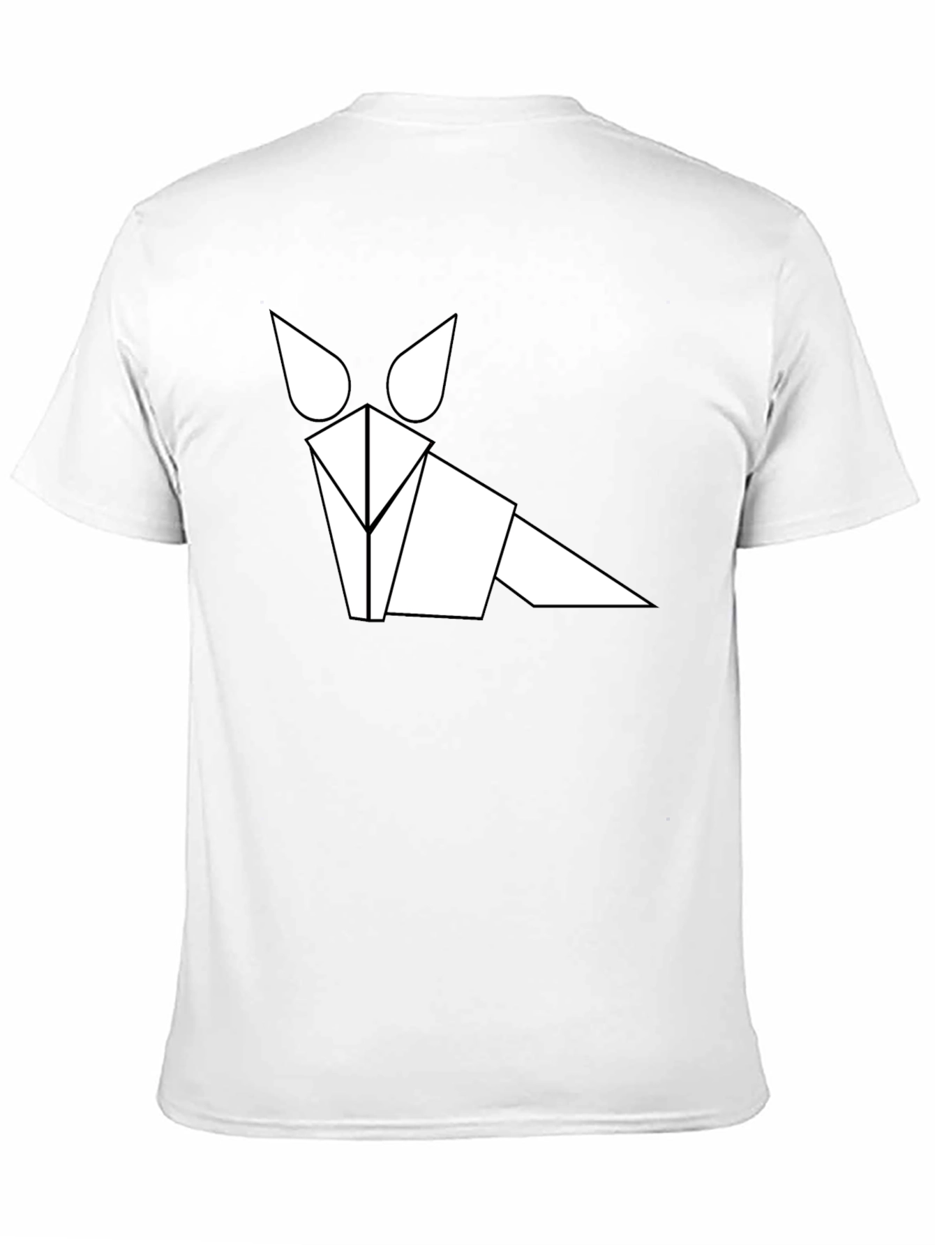 Abstract Geometric Fox T-Shirt
