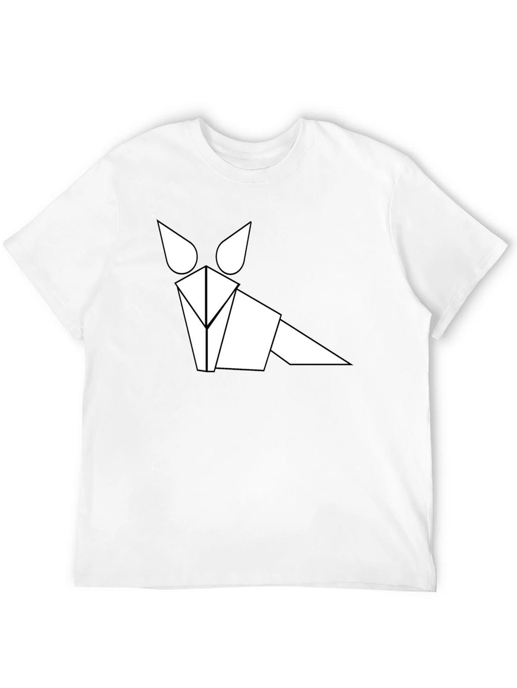 Abstract Geometric Fox T-Shirt