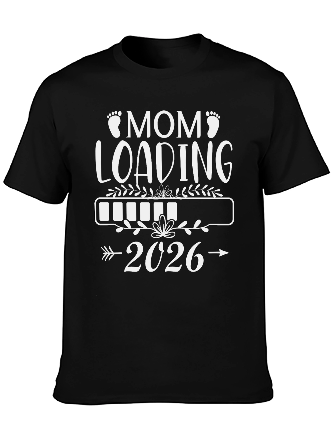 Mom Loading 2026 T-Shirt - Expecting Mom Tee