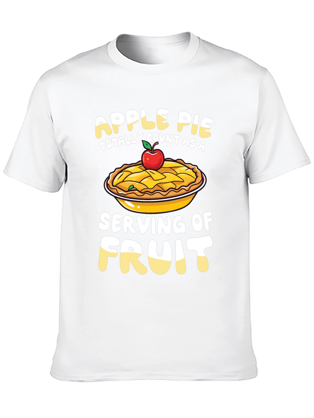 Apple Pie Serving of Fruit T-Shirt