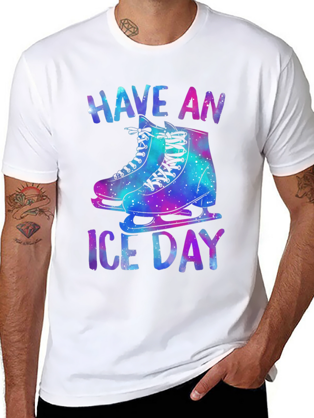 Have an Ice Day Galaxy Skate T-Shirt