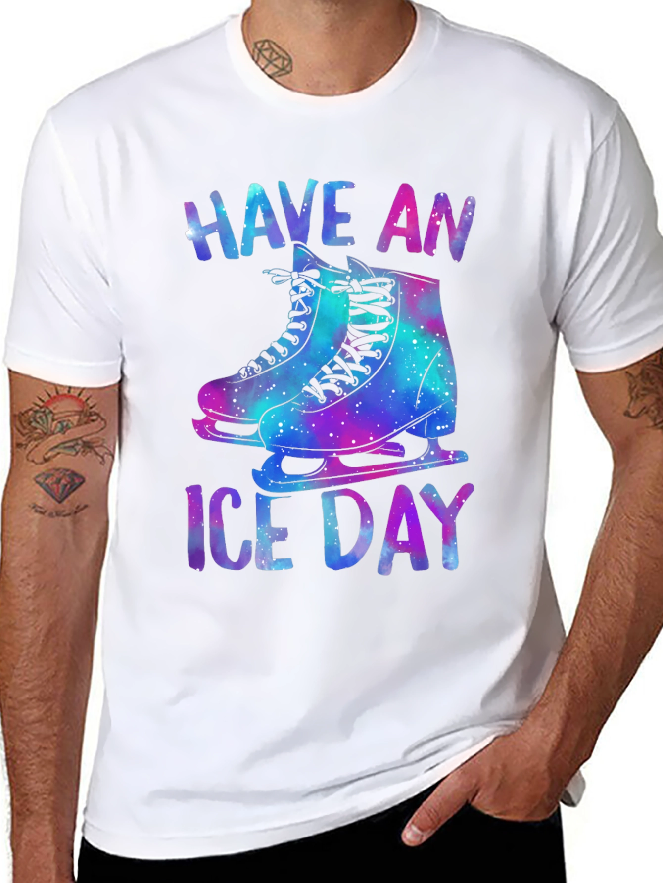 Have an Ice Day Galaxy Skate T-Shirt