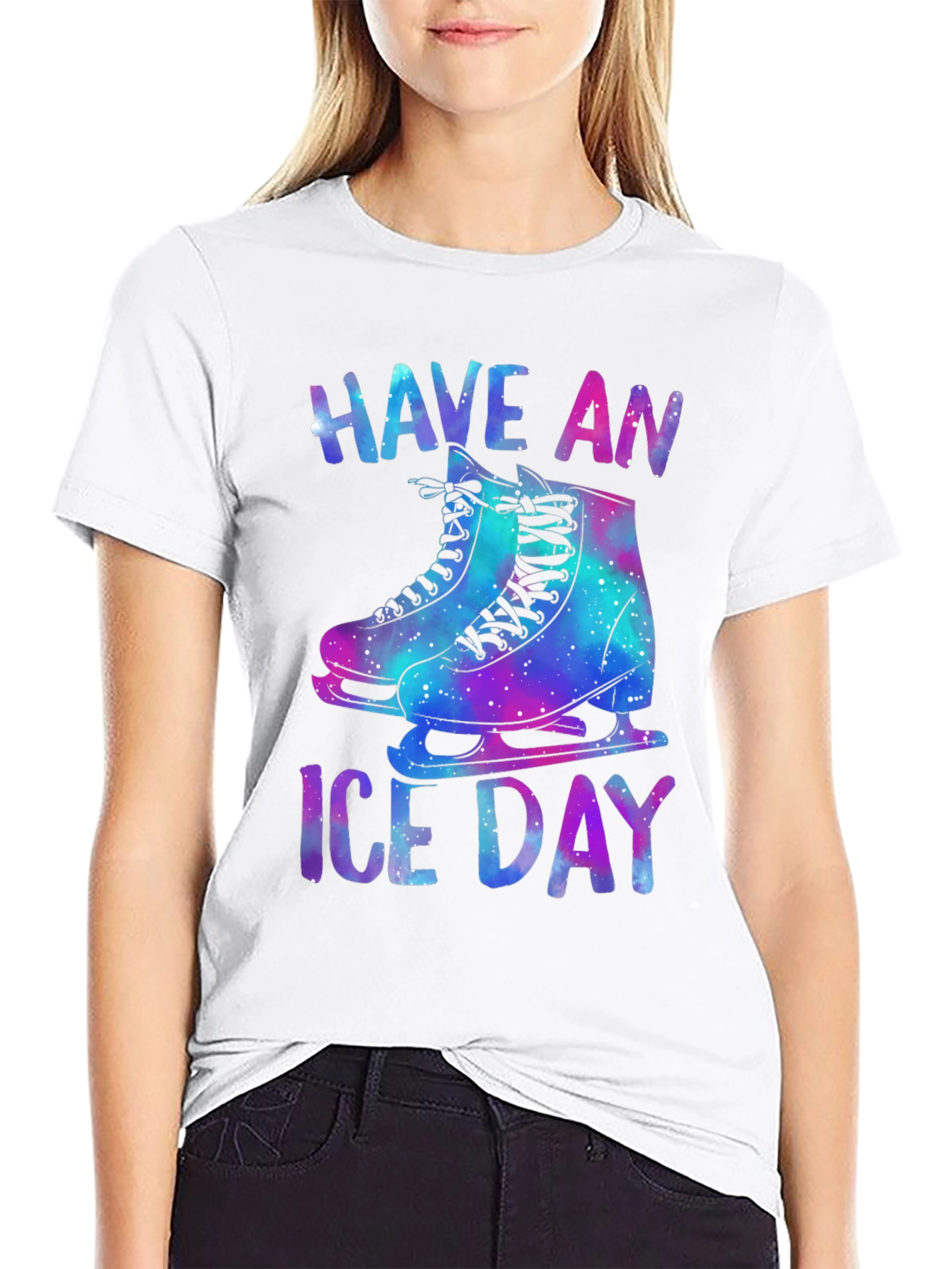Have an Ice Day Galaxy Skate T-Shirt